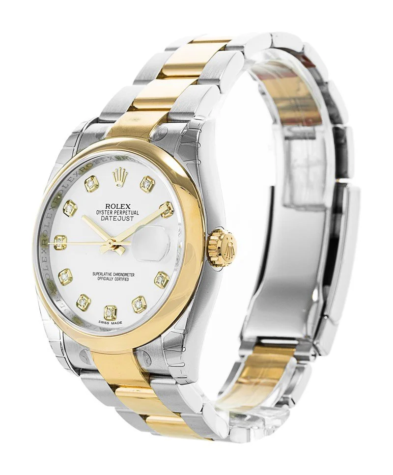 Rolex Datejust 36mm White Dial 116203