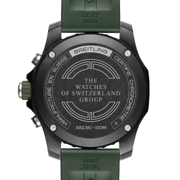 Breitling Endurance Pro Men Quartz Green Rubber Watch X823106B1L1S1